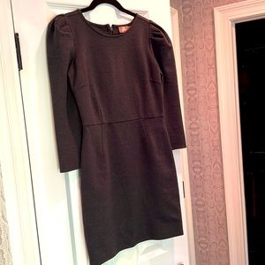 Women’s puff shoulder charcoal Dreea dress size small